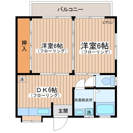 コーポ小梨屋の物件間取画像